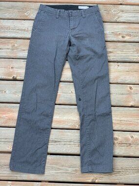 Volcom True To This Pants Mens 29 Gray Casual Chino Skateboarding Urban Workwear